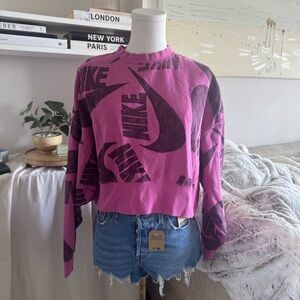 Nike Women's Pink Logo Top